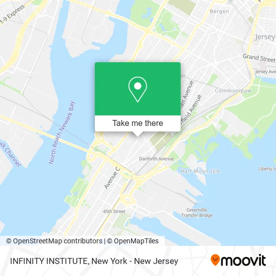 INFINITY INSTITUTE map