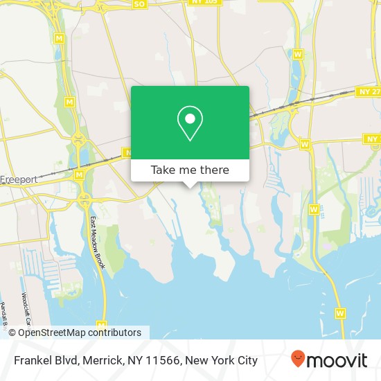 Frankel Blvd, Merrick, NY 11566 map