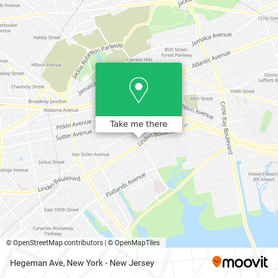 Mapa de Hegeman Ave