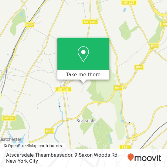 Atscarsdale Theambassador, 9 Saxon Woods Rd map