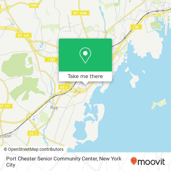 Mapa de Port Chester Senior Community Center