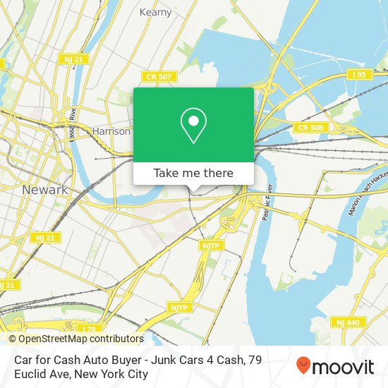 Car for Cash Auto Buyer - Junk Cars 4 Cash, 79 Euclid Ave map