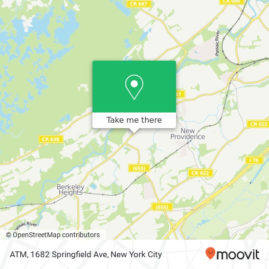 Mapa de ATM, 1682 Springfield Ave