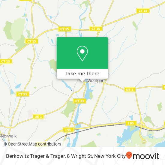 Mapa de Berkowitz Trager & Trager, 8 Wright St