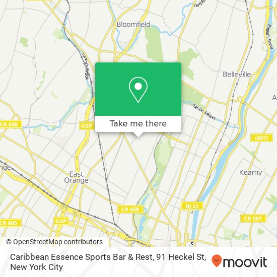 Caribbean Essence Sports Bar & Rest, 91 Heckel St map