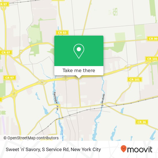 Mapa de Sweet 'n' Savory, S Service Rd