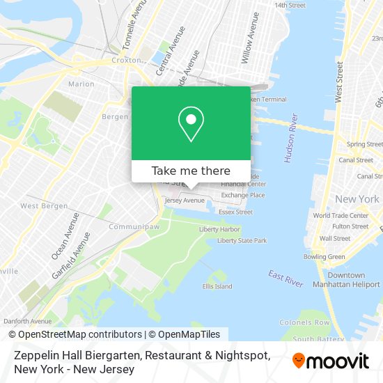 Zeppelin Hall Biergarten, Restaurant & Nightspot map
