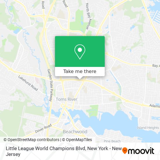 Mapa de Little League World Champions Blvd