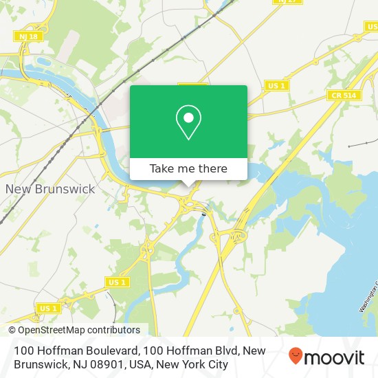 100 Hoffman Boulevard, 100 Hoffman Blvd, New Brunswick, NJ 08901, USA map