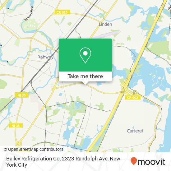 Mapa de Bailey Refrigeration Co, 2323 Randolph Ave