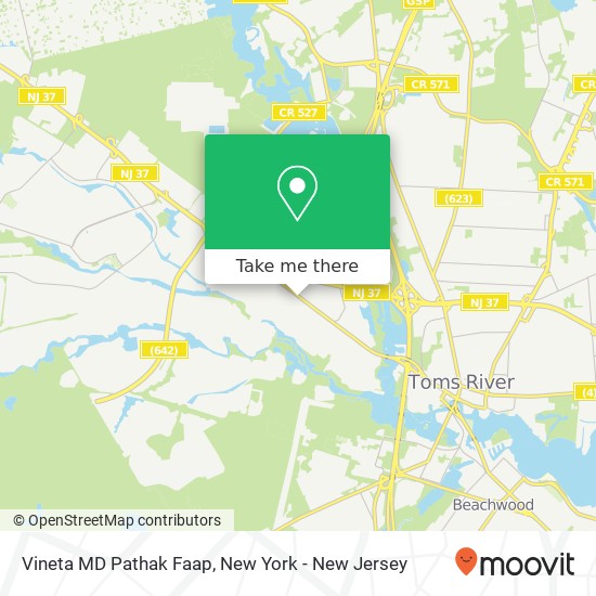 Vineta MD Pathak Faap, 515 Lakehurst Rd map