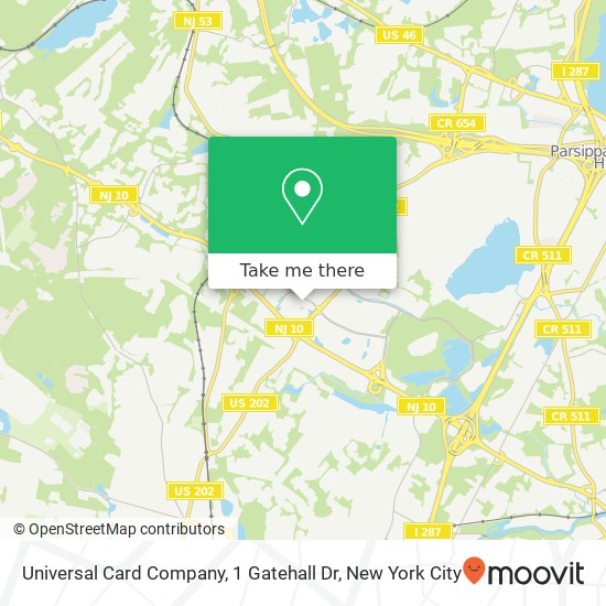 Universal Card Company, 1 Gatehall Dr map