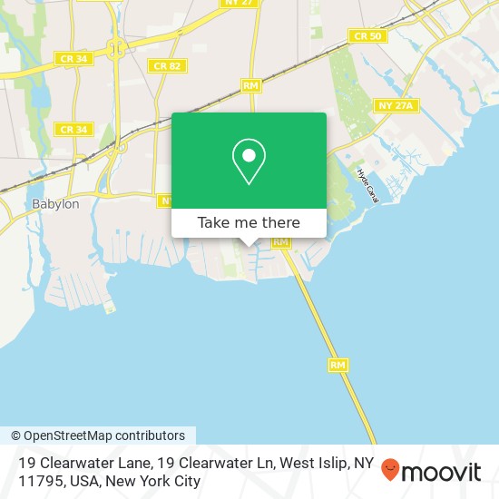 19 Clearwater Lane, 19 Clearwater Ln, West Islip, NY 11795, USA map