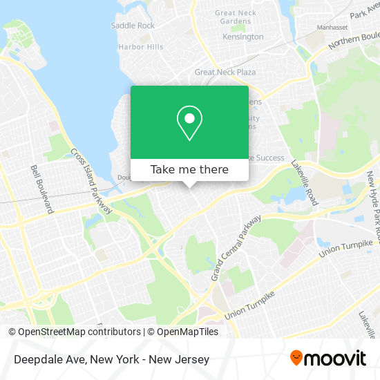 Mapa de Deepdale Ave