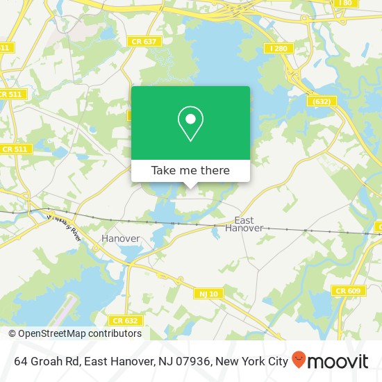 64 Groah Rd, East Hanover, NJ 07936 map