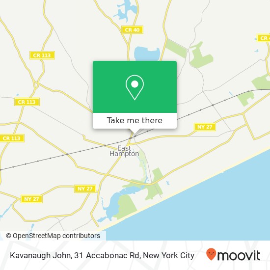 Kavanaugh John, 31 Accabonac Rd map