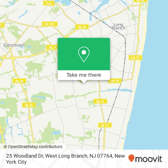 25 Woodland Dr, West Long Branch, NJ 07764 map