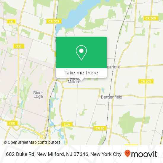 602 Duke Rd, New Milford, NJ 07646 map