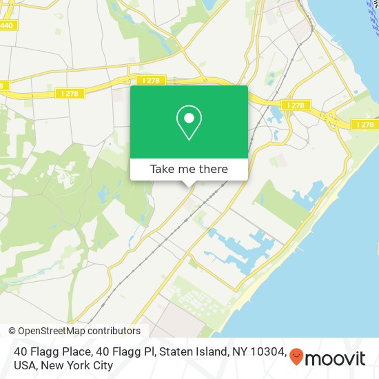 40 Flagg Place, 40 Flagg Pl, Staten Island, NY 10304, USA map