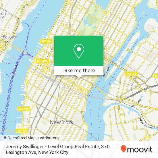 Jeremy Swillinger - Level Group Real Estate, 370 Lexington Ave map