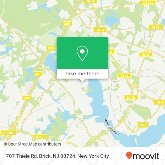 707 Thiele Rd, Brick, NJ 08724 map