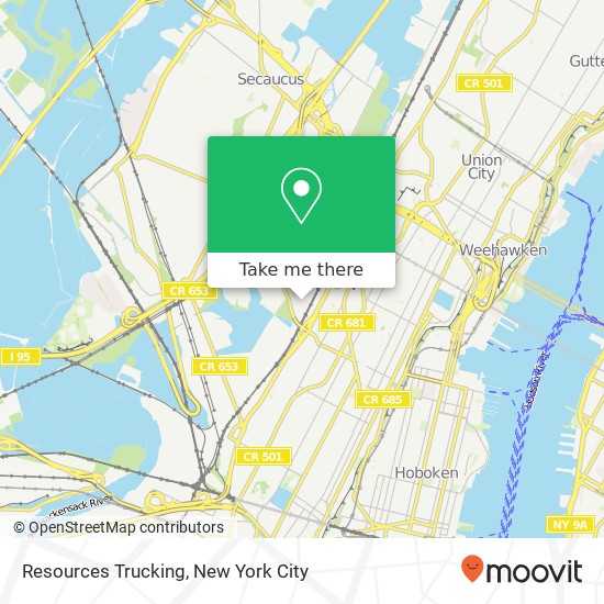 Resources Trucking map