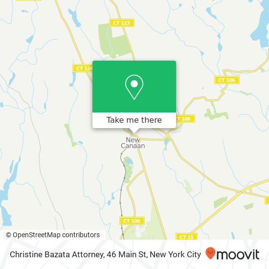 Christine Bazata Attorney, 46 Main St map