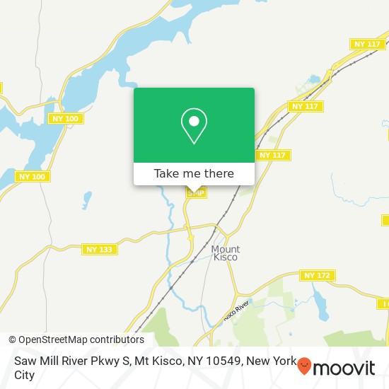 Mapa de Saw Mill River Pkwy S, Mt Kisco, NY 10549