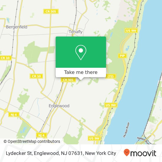 Mapa de Lydecker St, Englewood, NJ 07631