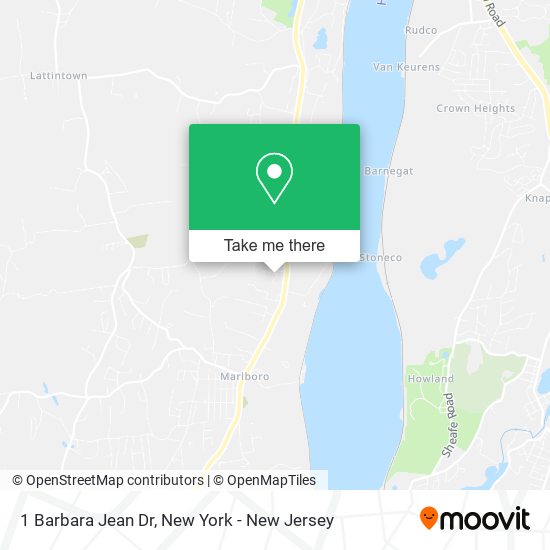 Mapa de 1 Barbara Jean Dr, Marlboro, NY 12542
