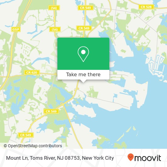 Mount Ln, Toms River, NJ 08753 map