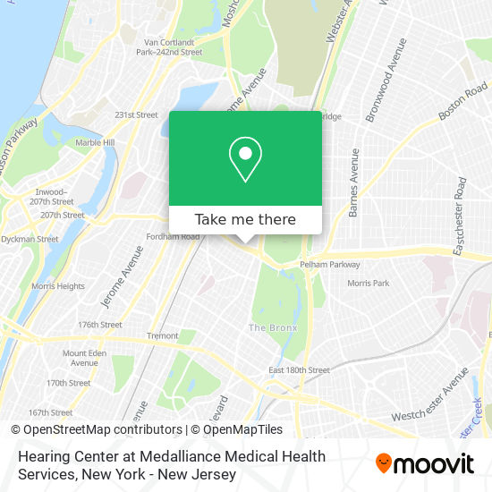 Hearing Center at Medalliance Medical Health Services map