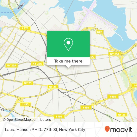 Mapa de Laura Hansen PH.D., 77th St