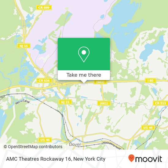 AMC Theatres Rockaway 16 map