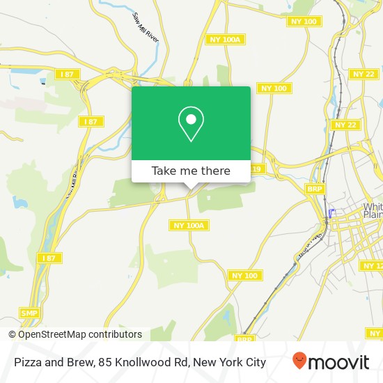 Pizza and Brew, 85 Knollwood Rd map