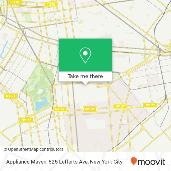 Appliance Maven, 525 Lefferts Ave map