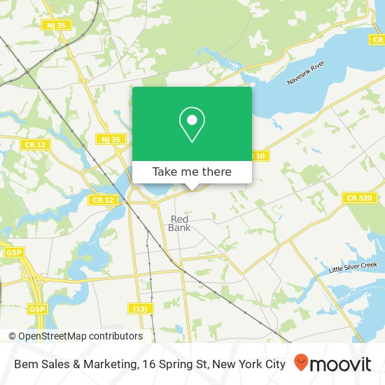 Bem Sales & Marketing, 16 Spring St map