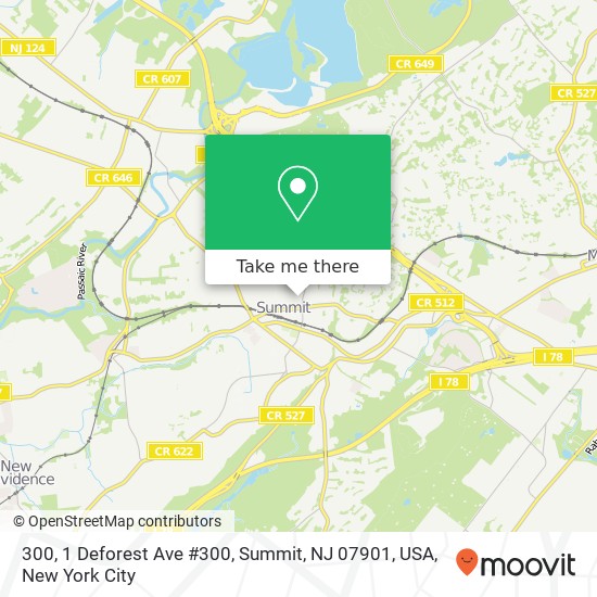 300, 1 Deforest Ave #300, Summit, NJ 07901, USA map
