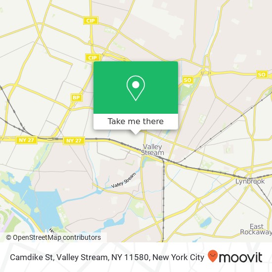 Mapa de Camdike St, Valley Stream, NY 11580