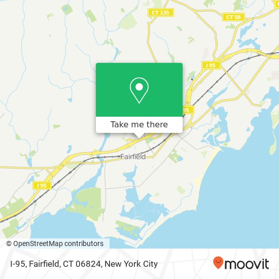 I-95, Fairfield, CT 06824 map
