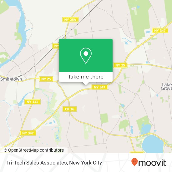 Mapa de Tri-Tech Sales Associates