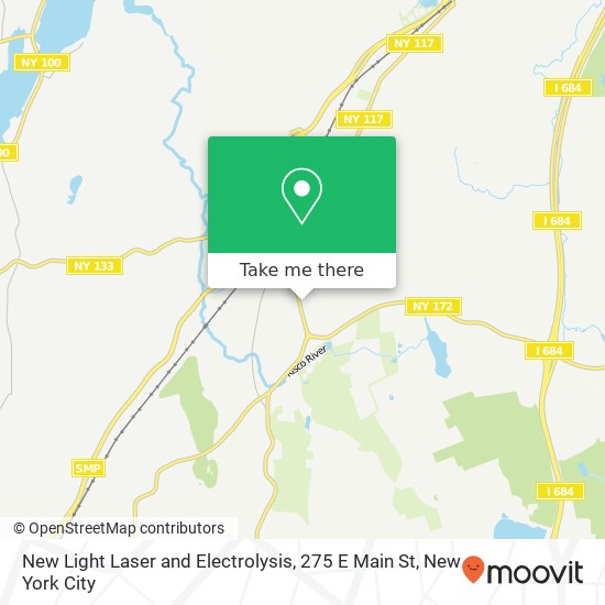 Mapa de New Light Laser and Electrolysis, 275 E Main St