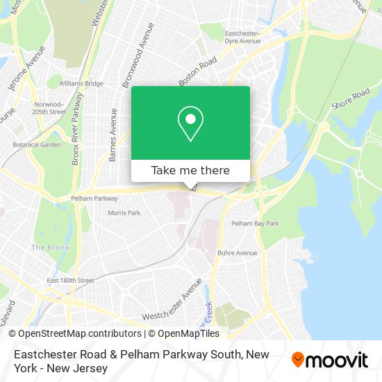 Mapa de Eastchester Road & Pelham Parkway South