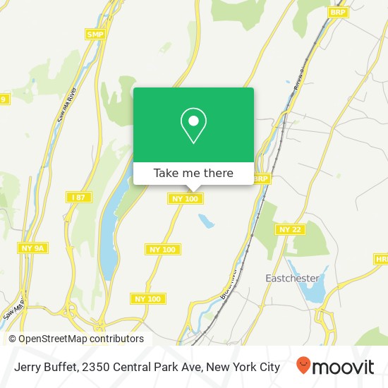 Mapa de Jerry Buffet, 2350 Central Park Ave