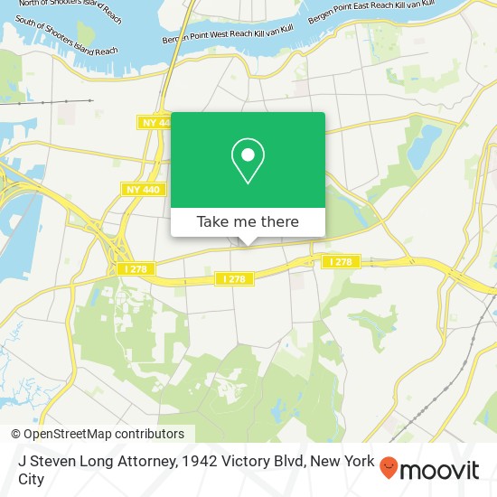 J Steven Long Attorney, 1942 Victory Blvd map