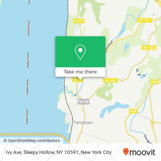 Mapa de Ivy Ave, Sleepy Hollow, NY 10591