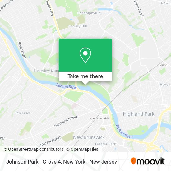 Johnson Park - Grove 4 map