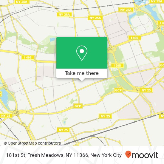 181st St, Fresh Meadows, NY 11366 map