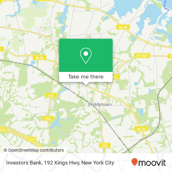 Mapa de Investors Bank, 192 Kings Hwy