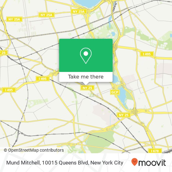 Mapa de Mund Mitchell, 10015 Queens Blvd